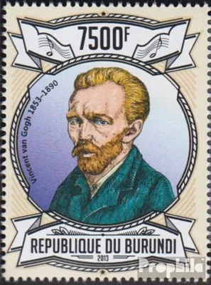 Produktbild von Briefmarken Burundi 2013 Mi 3087 (kompl.Ausg.) postfrisch Vincent van Gogh