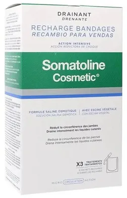 Productafbeelding van Somatoline Drainageverband, verzorgende lotion, 6 stuks, voor het lichaam