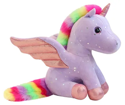 Productafbeelding van Elzusha - Pluche Eenhoorn (23 cm), Kawaii Knuffel voor Kinderen