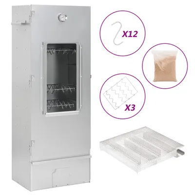 Immagine prodotto di vidaXL Affumicatore con generatore di fumo freddo Acciaio zincato