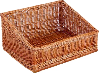 Produktbild von Regalkorb, naturbraun, Thekenkorb, Brötchenkorb, Allzweckkorb, 40x50x10x20cm