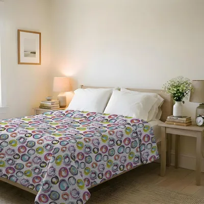 Immagine prodotto di Copertura per letto estiva in microfibra, 250x240 cm