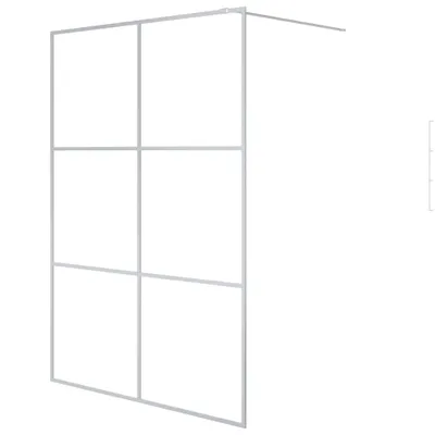 Obrázek produktu pro vidaXL Sprchová zástěna pro sprchový kout Silver 140x195 cm ESG čiré sklo