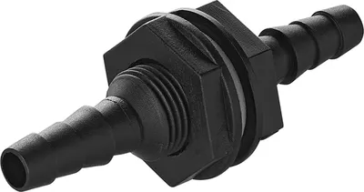 Produktbild von AS Tankdurchführung mit Schlauchtülle 10 x 12 mm DVGW W270 / KTW A Gerade schwarz AS