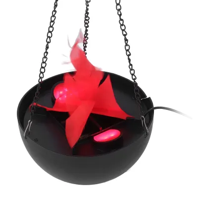 Obrázek produktu pro Tnfeeon plamenná lampa 3D LED, umělý plamen, zástrčka EU, dekorativní osvětlení na párty, Vánoce, Halloween, Nový rok