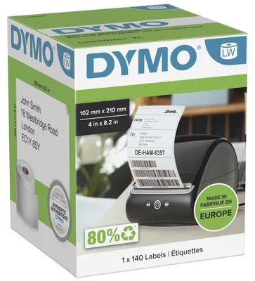 Produktbild von Dymo DHL Versand-Etiketten 102 x 210 mm weiß 140 St.