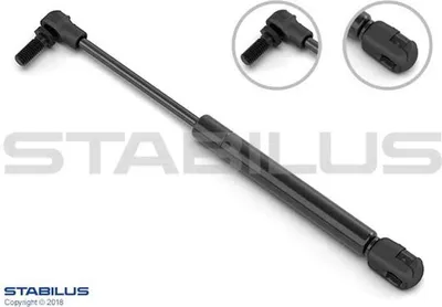 Produktbild von STABILUS 1667BK Gasfeder Verdeckklappe Dämpfer für BMW Z1 Roadster 246mm 150N