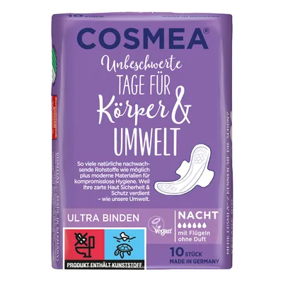 Immagine prodotto di Pelz Cosmea Pads ComfortPlus Ultra 10 pz