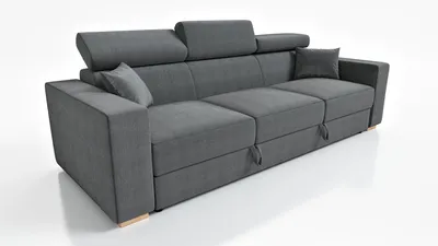 Zdjęcie produktu dla Kanapa Sofa Colt funkcja spania pojemnik na pościel rozkładana ruchome zagłówki Inari 96 Iwmar Meble