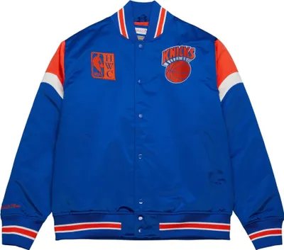 Produktbild von M&N Heavyweight Satin Jacke NBA New York Knicks - M