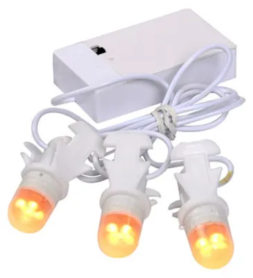 Productafbeelding van Kerstfiguur Light bulb chain 3x Luville
