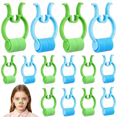Imagen del producto de Solidchoice - Clips nasales reutilizables para ejercicios de respiración, 72 unidades