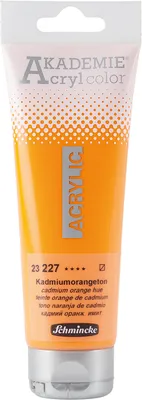 Produktbild von Schmincke 120ml AKADEMIE Acryl color Kadmiumorangeton Acryl 23 227 012