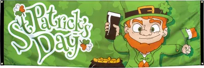 Produktbild von Banner saint patrick tag 74 x 220 cm - Einheitsgröße