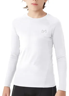 Produktbild von MEETYOO Kompressionsshirts für Jungen Sportshirt Funktionsshirt Kinder Langarm K