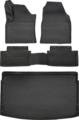 Produktbild von 3D Gummimatten Kofferraumwanne Für Hyundai i30 Ab 2017 Für das Obergeschoss, Gummi Fußmatten NORM