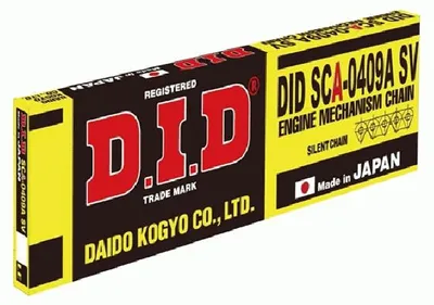 Produktbild von D.I.D Steuerkette DIDSCA0409SV-146R - Hochbelastbar und Präzisionsgefertigt