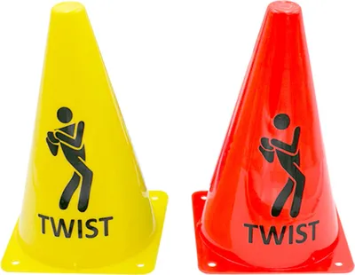Zdjęcie produktu dla Stożek treningowy Twist Cone Amarillo 23 cm