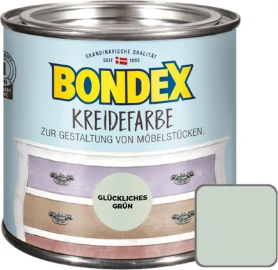 Produktbild von Bondex Kreidefarbe 500 ml glückliches grün