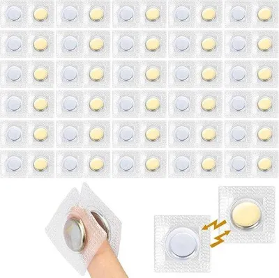 Obrázek produktu pro Skryté šití magnetických knoflíků, PVC magnety, 15 cm, kožené řemeslo