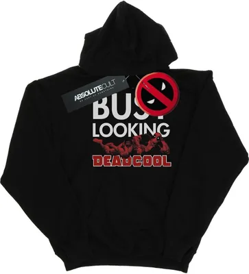 Produktbild von Marvel - "Busy Looking Deadcool" Kapuzenpullover für Herren BI9369 (5XL) (Schwarz)