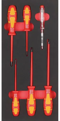 Immagine prodotto di Set di utensili per lavori elettrici, modello 1/3, cacciavite VDE