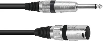 Produktbild von OMNITRONIC Adapterkabel XLR(M)/Klinke mono 2m sw
