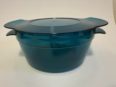 Produktbild von TUPPERWARE Mikrowellen-Wanne Microcook 1,5 l blau Cook Microplus rund
