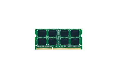 A single computer RAM module is shown against a white background.