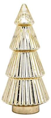 Produktbild von Tannenbaum aus Glas – Dekorativer Weihnachtsbaum aus Glas – Elegante Weihnachts-Winterdeko für Tisch, Regal & Fensterbank