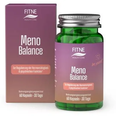 Produktbild von FITNE Meno Balance | 60 Kapseln | mit Pflanzenextrakten & B-Vitaminen | vegan