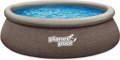 Produktbild von PLANET POOL Aufblasbares Schwimmbecken CF Quick, Rattan 3,66 × 0,91 m