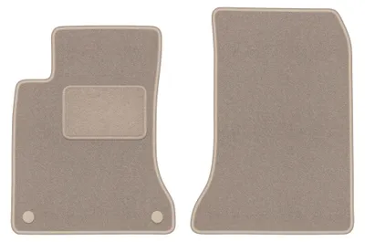 Immagine prodotto di Tappetini anteriori in moquette per Mercedes W246 2011-2018 (B-klasa) – 2 pezzi, beige, su misura – Wielganizator LUX