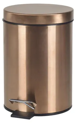 Produktbild von X-ROUND COPPER Abfalleimer 3l, Kupfer matt