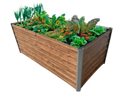 Zdjęcie produktu dla Skrzynia na warzywa, rośliny, stalowa grządka, podwyższana, 200x100x77