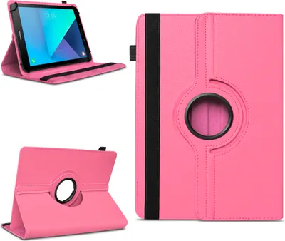 Produktbild von Tablet Hülle Samsung Galaxy Tab S3 9.7 Tasche Schutzhülle Case Cover 360 DrehbarFarben:Pink