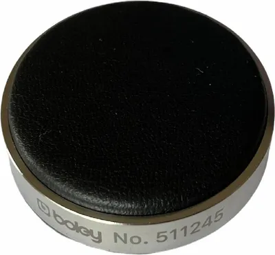 Productafbeelding van Boley Horlogekussen van Zwart Leer 80 mm Boley watch