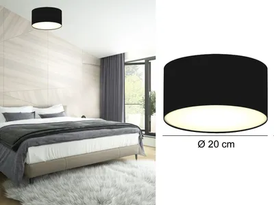 Produktbild von Smartwares 10.004.59 Deckenleuchte Ceiling Dream, Ø 20 cm, 1 Glühbirne(n), E14, IP20, Schwarz