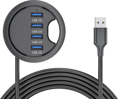 Produktbild von INF USB 3.0 4-Port Hub: High-Speed Datenübertragung & Erweiterung
