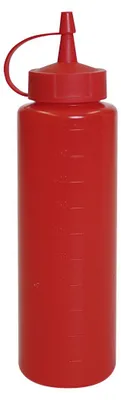 Produktbild von Quetschflaschen, 1-fach Öffnung, Ø: 62 mm, rot