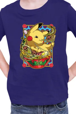 Zdjęcie produktu dla Koszulka Dziecięca Japan Manga Anime Comics Pokemon 041, / Ciemnoniebieski