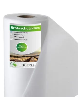 Produktbild von EraGreen Abdeckvlies 19g/m² 1,6m x 5m Pflanzen Frostschutzvlies Gartenvlies