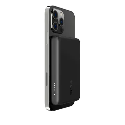 Zdjęcie produktu dla Belkin magnet./wirel. Powerbank 2.500mAh czarny BPD002btBK