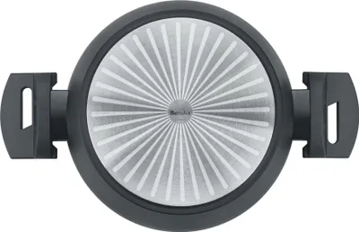 Produktbild von Kochtopf mit Glasdeckel 20 oder 24 cm, Aluminium, schwarz - Balance® Induction Enduro