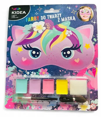 Produktbild von Kidea Kinderschminke Set mit Maske Einhorn