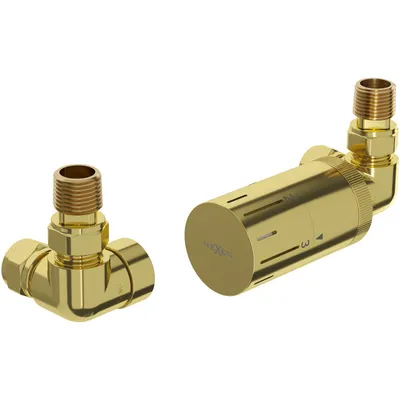 Zdjęcie produktu dla Mexen G05 zestaw termostatyczny osiowy, złoty - W903-958-50