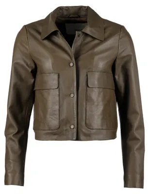 Produktbild von Maze Lederjacke 42024082 Damen olive XS