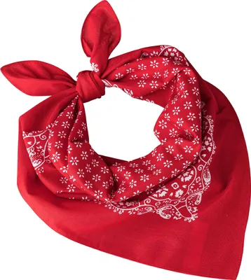 Produktbild von Tobeni Damen Herren Halstuch Bandana Nickituch Kopftuch Baumwolle Uni, Farbe:Sunshine Rot, Grösse:54 cm x 54 cm
