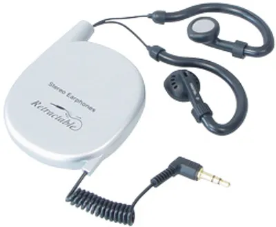Produktbild von Transmedia Ohrhörer; Stereo-Ohrhörer mit Ohrbügel, Klinkenstecker 3,5 mm stereo, OH 34 Si