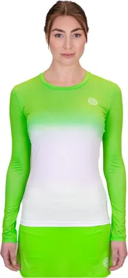Produktbild von Bidi Badu Crew Gradiant Langarm-t-shirt Grün XS Damen Grün XS